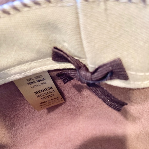 Wool Felt Hat with leather and Aztec style band - Picture 6 of 10